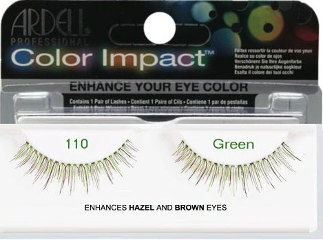 Ardell Color Impact Lashes Green 110