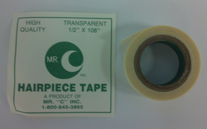 Clear Hairpiece Tape 1/2" x 108" by Mr. "C"