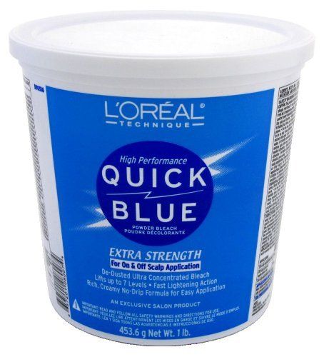 L'Oreal Quick Blue Powder Lightener, Extra Strength 1 Lb