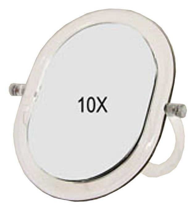 Rucci M812 10x / 1x Acrylic Oval Stand Mirror