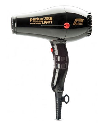 Parlux 385 Powerlight Ionic and Ceramic Hair Dryer - Black
