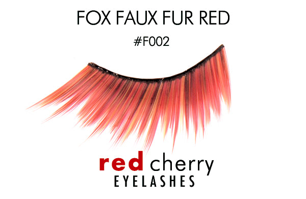 Red Cherry Fox Faux Fur Red F002