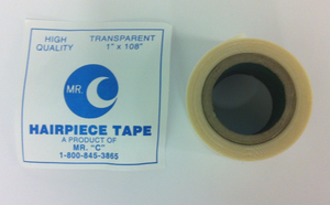 Clear Hairpiece Tape 1" x 108" by Mr. "C"