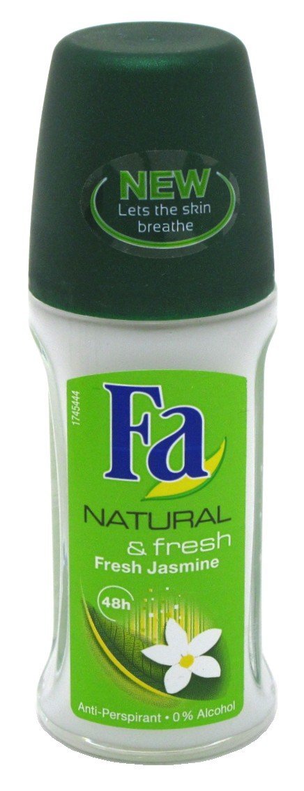 Fa Roll On Deodorant 1.7oz – Natural & Fresh (Fresh Jasmine)