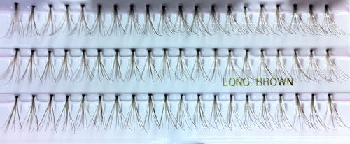 Long Brown Flare Generic Lashes