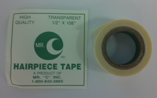 Clear Hairpiece Tape 1/2