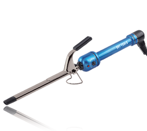 Hot Tools HTBL1143 Blue Ice 5/8" Titanium Ribbon Spring Grip Curling Iron