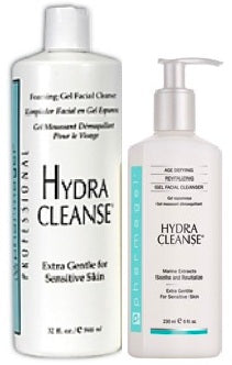 Pharmagel Hydra Cleanse Gel Facial Cleanser - Professional Size 32oz + 8oz