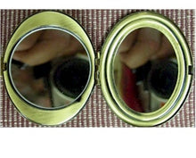 Speert Antique Brass "Classic Ladies" Compact 2-Sided Mirror