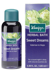 Valerian & Hops Sweet Dreams version, this is the renamed version from Sleep Well to Sweet Dreams Kneipp Valerian and hops by Kneipp,  the current version's name is Dream Away.  We have kneipp Sweet Dreams version available at www.ballbeauty.com Ball Beauty Supply, one of the oldest and trusted beauty supply in West Hollywood, Los Angeles, CA 