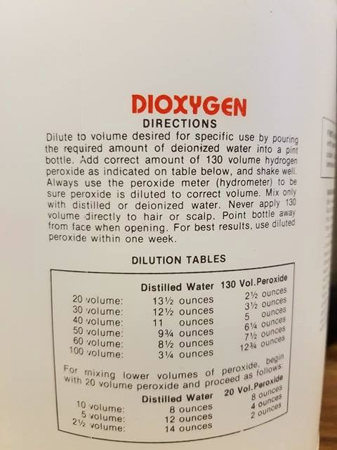Ms Kay Dioxygen Liquid Developer - 40 Volume Liquid Developer Gallon (128 oz.)  NOT ELIGIBLE FOR FREE SHIPPING