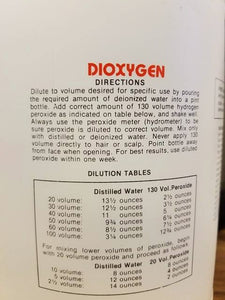 Ms. Kay 130 Volume Liquid Developer Hydrogen Peroxide 35% Professional Salon Grade in Gallon (128 oz.)    (Now under BBS, please see link below)