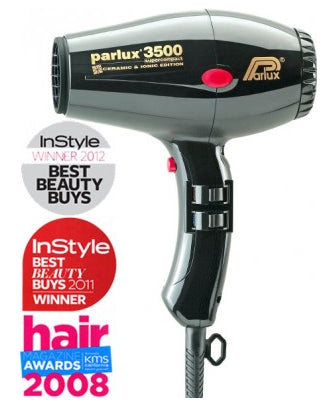 Parlux 3500 Super Compact Ceramic Ionic Edition Hair Dryer - 164BLK