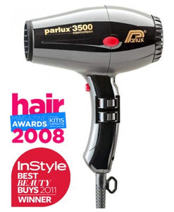 Parlux 3500 Super Compact Hair Dryer - Black - 163BLK