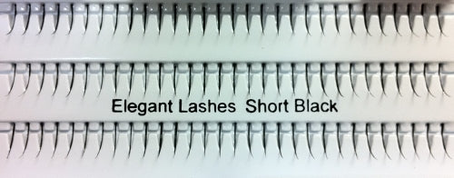 Dozen Single Short Black Generic Lashes