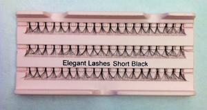Short Black Super Flare Generic Lashes